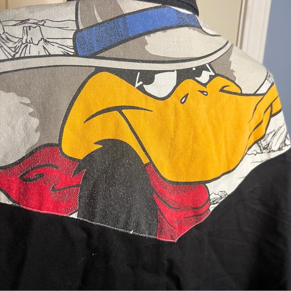 Looney Tunes Warner Bros Western Collection Karman Vintage 1994 Shirt Men's L - Picture 7 of 8